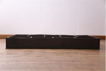 ラフジュ工房オリジナル　古材リメイク家具　スタイリッシュな収納が叶う壁掛けマス目棚(壁掛け収納棚、ウォールラック)(R-037871)