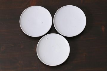 アンティーク雑貨　大正期　龍文　印判蓋茶碗3点セット(R-037883)