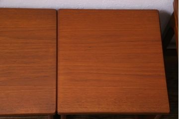 ヴィンテージ家具　北欧スタイル　 A.H McINTOSH(マッキントッシュ)　多機能なネストテーブル(エクステンションテーブル、サイドテーブル、ビンテージ)(R-037894)
