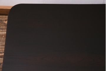 アンティーク家具　和製アンティーク　昭和初期　栓材　素朴なぬくもりが魅力のレトロな角ちゃぶ台(座卓、ローテーブル)