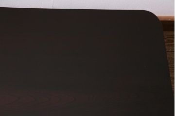 アンティーク家具　和製アンティーク　昭和初期　栓材　素朴なぬくもりが魅力のレトロな角ちゃぶ台(座卓、ローテーブル)