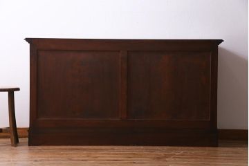 中古　松本民芸家具　特注品!　クラシカルな気品あふれるサイドボード(収納棚)(定価約85万円)(R-037900)