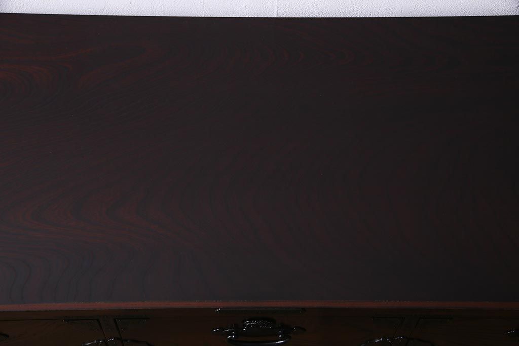 中古　筑後民芸家具　格式高い和の雰囲気を醸し出す120整理タンス(衣装箪笥、チェスト)(R-037902)