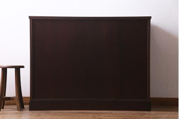 中古　筑後民芸家具　格式高い和の雰囲気を醸し出す120整理タンス(衣装箪笥、チェスト)(R-037902)