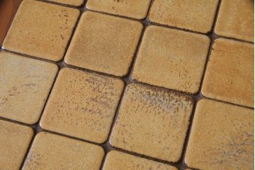 ヴィンテージ家具　G-PLAN　北欧ビンテージ　タイル・ガラス入りセンターテーブル(ローテーブル)(R-037906)