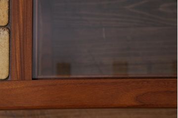 ヴィンテージ家具　G-PLAN　北欧ビンテージ　タイル・ガラス入りセンターテーブル(ローテーブル)(R-037906)