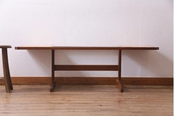 ヴィンテージ家具　G-PLAN　北欧ビンテージ　タイル・ガラス入りセンターテーブル(ローテーブル)(R-037906)