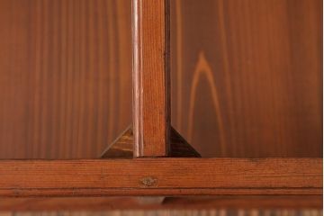 アンティーク家具　ガラス扉　レトロな雰囲気あふれる卓上ガラスケース(ショーケース、陳列棚、コレクションケース)(R-037907)