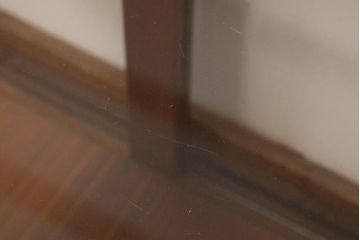 アンティーク家具　ガラス扉　レトロな雰囲気あふれる卓上ガラスケース(ショーケース、陳列棚、コレクションケース)(R-037907)