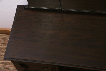 ビンテージ家具　神戸洋家具　永田良介商店　スツール付き　上品な佇まいのドレッサー(鏡台、ヴィンテージ)(R-037921)