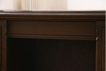 ビンテージ家具　神戸洋家具　永田良介商店　スツール付き　上品な佇まいのドレッサー(鏡台、ヴィンテージ)(R-037921)