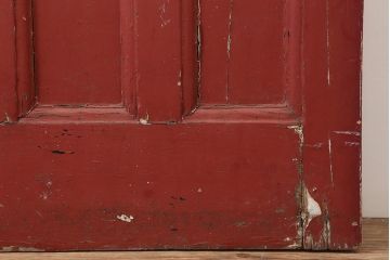 アンティーク建具　イギリスアンティーク　ステンドグラスがおしゃれな木製ドア(扉、建具)(R-037943)