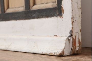 アンティーク建具　イギリスアンティーク　ステンドグラスがおしゃれな木製ドア(扉、建具)(R-037944)