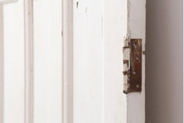 アンティーク建具　イギリスアンティーク　ステンドグラスがおしゃれな木製ドア(扉、建具)(R-037944)