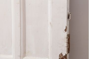 アンティーク建具　イギリスアンティーク　ステンドグラスがおしゃれな木製ドア(扉、建具)(R-037944)