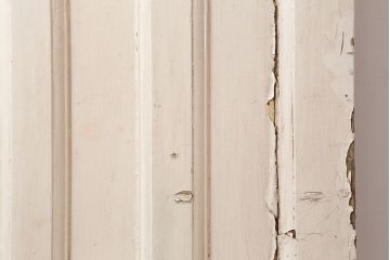 アンティーク建具　イギリスアンティーク　ステンドグラスがおしゃれな木製ドア(扉、建具)(R-037945)