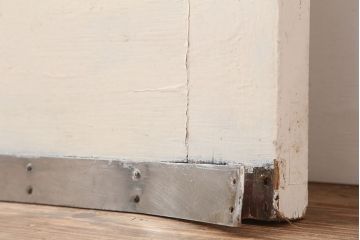 アンティーク建具　フランスアンティーク　ステンドグラスがおしゃれな木製ドア(扉、建具)(R-037946)