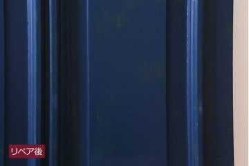アンティーク建具　イギリスアンティーク　ステンドグラスがおしゃれな木製ドア(扉、建具)(R-037947)