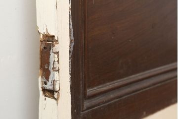 アンティーク建具　イギリスアンティーク　ステンドグラスがおしゃれな木製ドア(扉、建具)(R-037950)