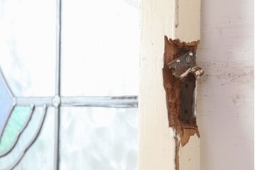 アンティーク建具　イギリスアンティーク　ステンドグラスがおしゃれな木製ドア(扉、建具)(R-037950)