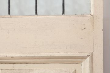 アンティーク建具　イギリスアンティーク　ステンドグラスがおしゃれな木製ドア(扉、建具)(R-037950)