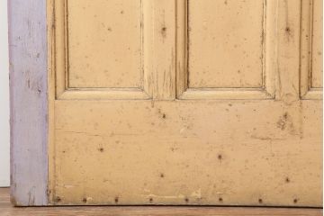 アンティーク建具　イギリスアンティーク　ステンドグラスがおしゃれな木製ドア(扉、建具)(R-037952)