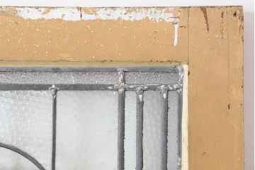 アンティーク建具　イギリスアンティーク　ステンドグラスがおしゃれな木製ドア(扉、建具)(R-037952)