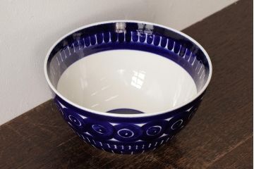 ヴィンテージ雑貨　北欧ビンテージ　ARABIA(アラビア)　VALENCIA(ヴァレンシア)　22cm　ボウル(洋食器、丼)(R-037955)