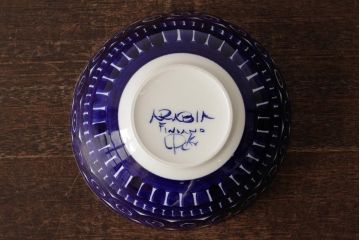 ヴィンテージ雑貨　北欧ビンテージ　ARABIA(アラビア)　VALENCIA(ヴァレンシア)　22cm　ボウル(洋食器、丼)(R-037955)