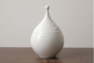 中古　ドイツ　Rosenthal(ローゼンタール)　魔笛　シュガーポット(洋食器、小物入れ)(R-037956)