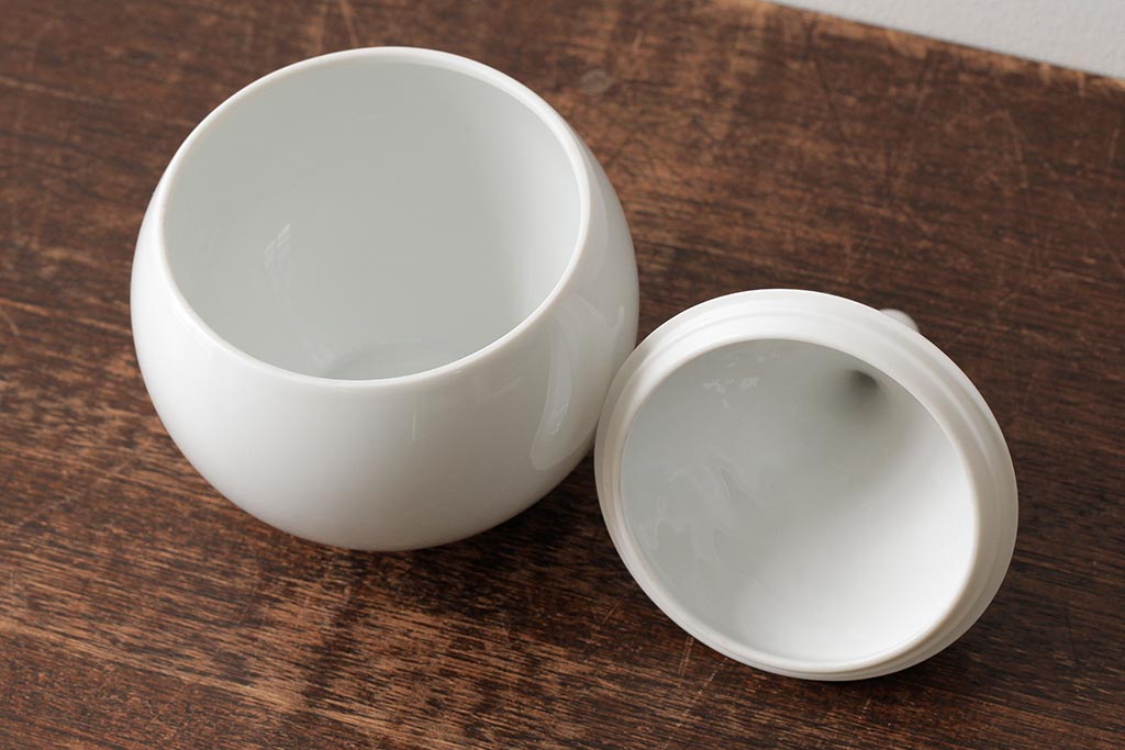 中古　ドイツ　Rosenthal(ローゼンタール)　魔笛　シュガーポット(洋食器、小物入れ)(R-037956)