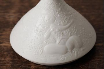 中古　ドイツ　Rosenthal(ローゼンタール)　魔笛　シュガーポット(洋食器、小物入れ)(R-037956)