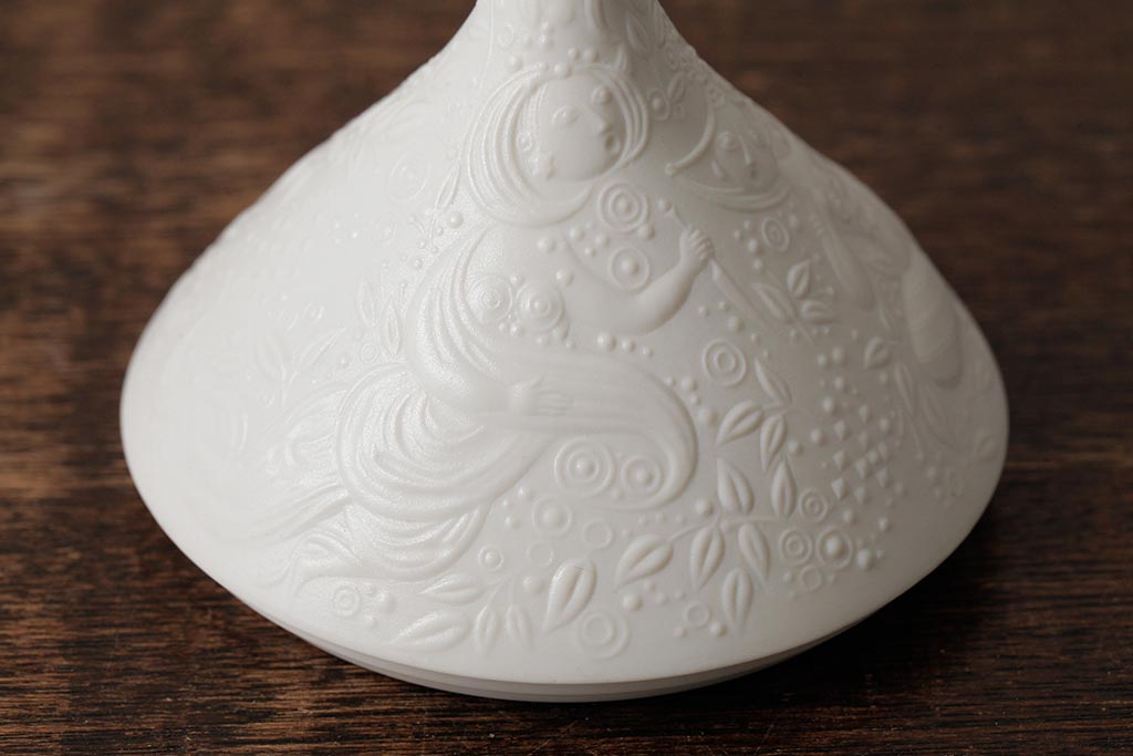 中古　ドイツ　Rosenthal(ローゼンタール)　魔笛　シュガーポット(洋食器、小物入れ)(R-037956)