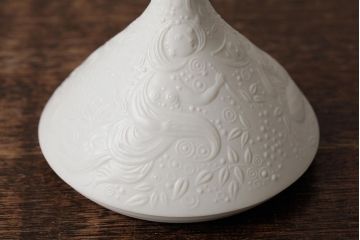 中古　ドイツ　Rosenthal(ローゼンタール)　魔笛　シュガーポット(洋食器、小物入れ)(R-037956)