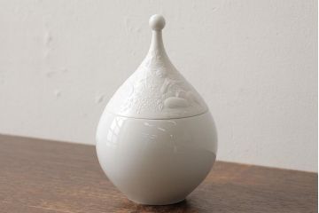 中古　ドイツ　Rosenthal(ローゼンタール)　魔笛　シュガーポット(洋食器、小物入れ)(R-037956)