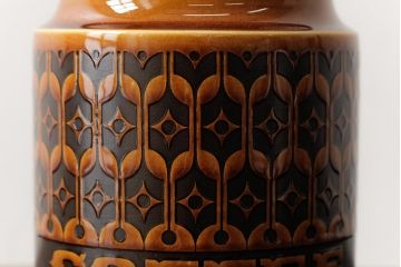 イギリスビンテージ　HORNSEA(ホーンジー)　HEIRLOOM(エアルーム)　コーヒーキャニスター(保存容器、ジャー)(R-037957)