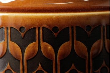 イギリスビンテージ　HORNSEA(ホーンジー)　HEIRLOOM(エアルーム)　コーヒーキャニスター(保存容器、ジャー)(R-037957)