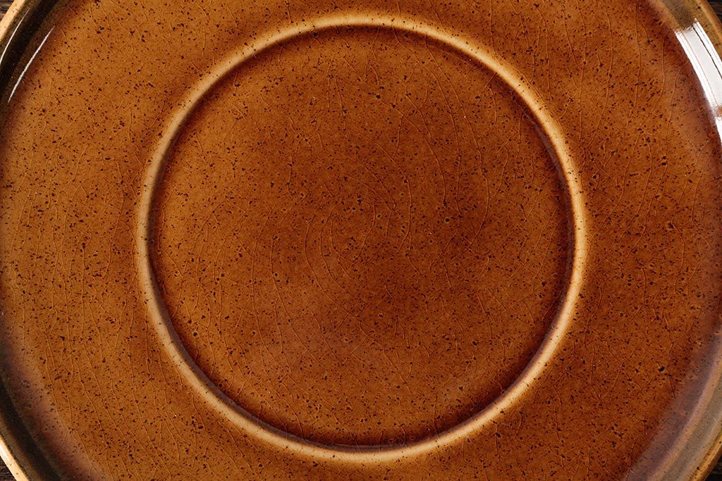 ヴィンテージ雑貨　北欧ビンテージ　落ち着いた温もり感じるスープカップ&ソーサー3客セット(洋食器)(R-037959)