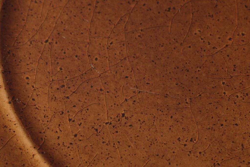 ヴィンテージ雑貨　北欧ビンテージ　落ち着いた温もり感じるスープカップ&ソーサー3客セット(洋食器)(R-037959)