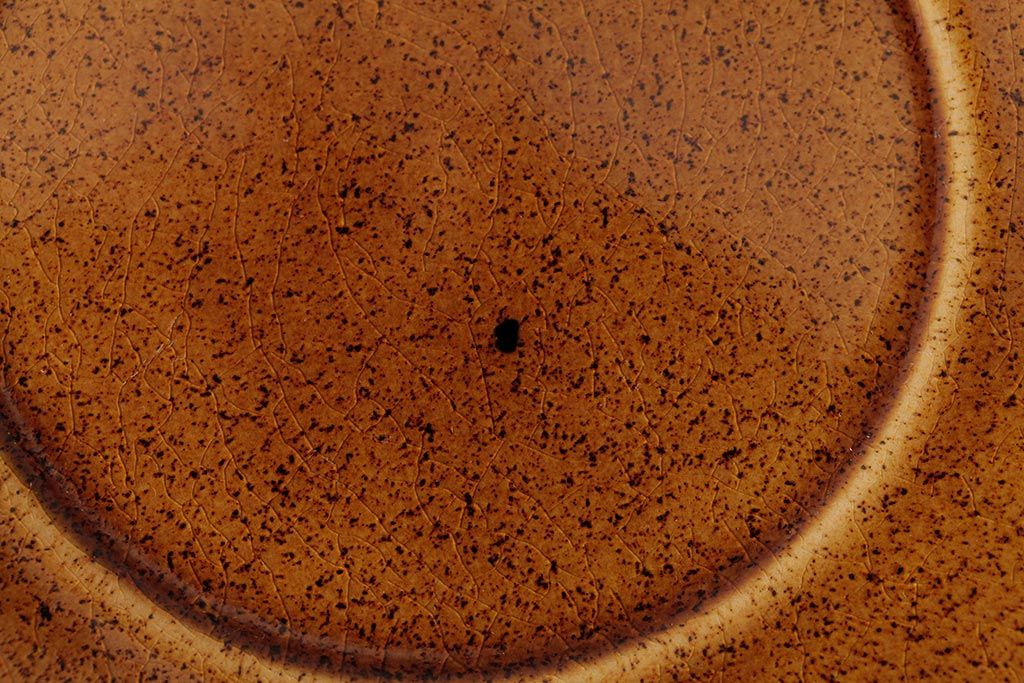 ヴィンテージ雑貨　北欧ビンテージ　落ち着いた温もり感じるスープカップ&ソーサー3客セット(洋食器)(R-037959)