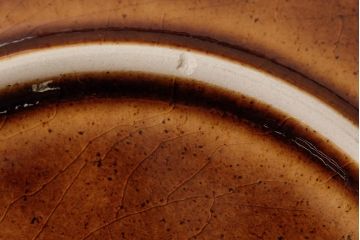 ヴィンテージ雑貨　北欧ビンテージ　落ち着いた温もり感じるスープカップ&ソーサー3客セット(洋食器)(R-037959)