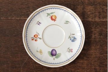 イタリア　Richard Ginori(リチャードジノリ)　イタリアンフルーツ　カップ&ソーサー5客セット(洋食器)(R-037961)
