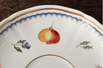 イタリア　Richard Ginori(リチャードジノリ)　イタリアンフルーツ　カップ&ソーサー5客セット(洋食器)(R-037961)