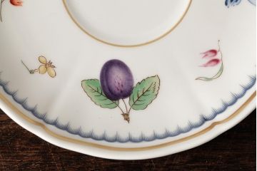 イタリア　Richard Ginori(リチャードジノリ)　イタリアンフルーツ　カップ&ソーサー5客セット(洋食器)(R-037961)