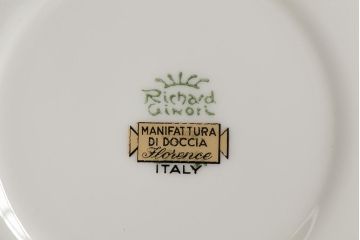 イタリア　Richard Ginori(リチャードジノリ)　イタリアンフルーツ　カップ&ソーサー5客セット(洋食器)(R-037961)