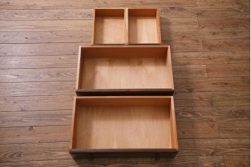 ビンテージ家具　松本民芸　#33A型　コンパクトなライティングビューロー(机、在宅ワーク、在宅用デスク)(定価約29万円)(R-037964)