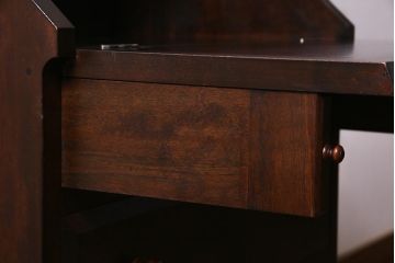 ビンテージ家具　松本民芸　#33A型　コンパクトなライティングビューロー(机、在宅ワーク、在宅用デスク)(定価約29万円)(R-037964)