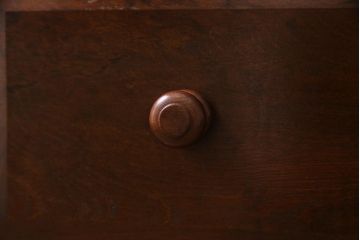 ビンテージ家具　松本民芸　#33A型　コンパクトなライティングビューロー(机、在宅ワーク、在宅用デスク)(定価約29万円)(R-037964)