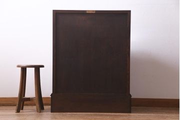 ビンテージ家具　松本民芸　#33A型　コンパクトなライティングビューロー(机、在宅ワーク、在宅用デスク)(定価約29万円)(R-037964)