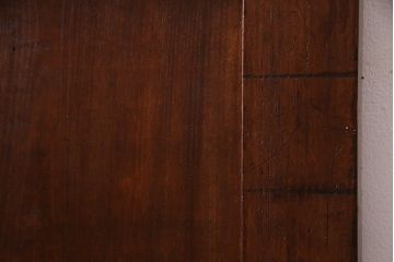 アンティーク建具　ヒノキ・ケヤキ材　純和風の空間におすすめな重厚感漂う庄内蔵戸(建具、引き戸、玄関戸)(R-037980)